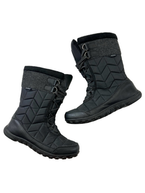McKinley Thinsulate womens waterproof winter boots Size 9 black Lola quilted